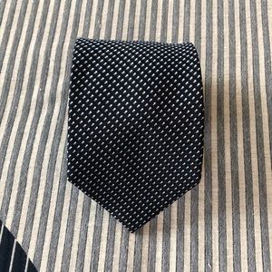 Black Patterned Neck Tie - Jones New York